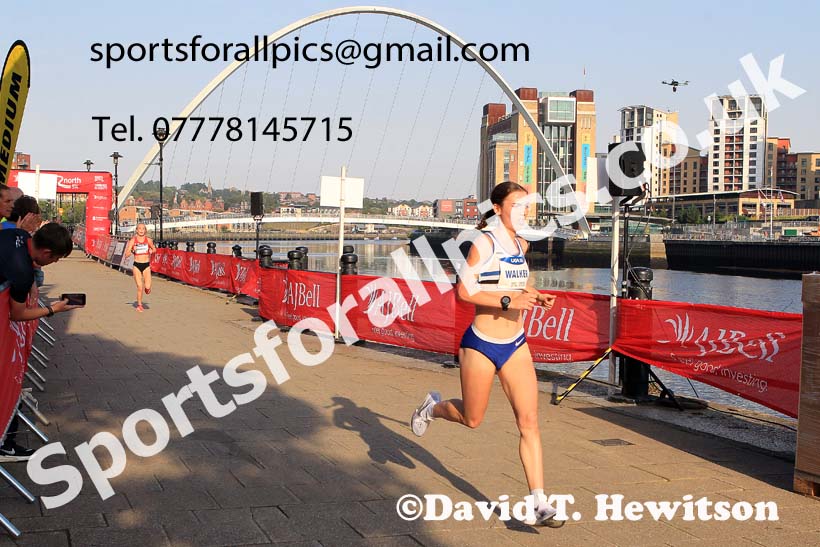The 2023 UK Athletics Womens 5k Road Race Champs., Newcastle Quayside.  Photo: David T. Hewitson/Sports for All Pics